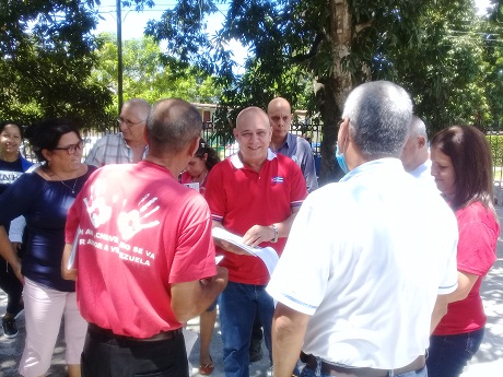 Recorrido por escuela Fernando Pérez Guardarrama, en el consejo popular Caonao.