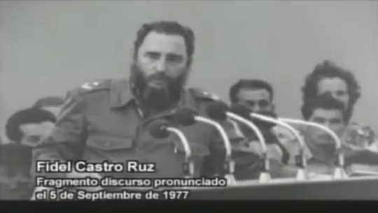 📹 Fragmento del discurso de Fidel Castro en el XX aniversario del levantamiento de Cienfuegos