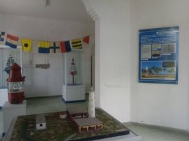 Sala dedicada a los faros de la marinería